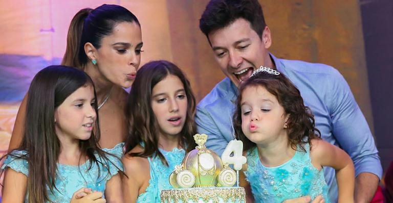 Rodrigo Faro e Vera Viel celebram os 4 anos de Helena - Manuela Scarpa/Brazil News