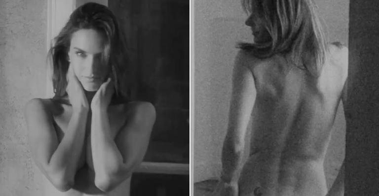 Alessandra Ambrósio faz striptease super sensual e deixa curvas à mostra - Instagram LOVE/Reprodução