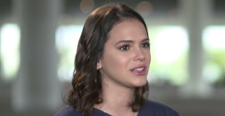 Bruna Marquezine sobre trabalho humanitário: 'Impactada' - Reprodução TV Globo