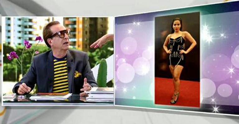 Anitta não perdoa alfinetada de Ronaldo Ésper - Record TV/Reprodução