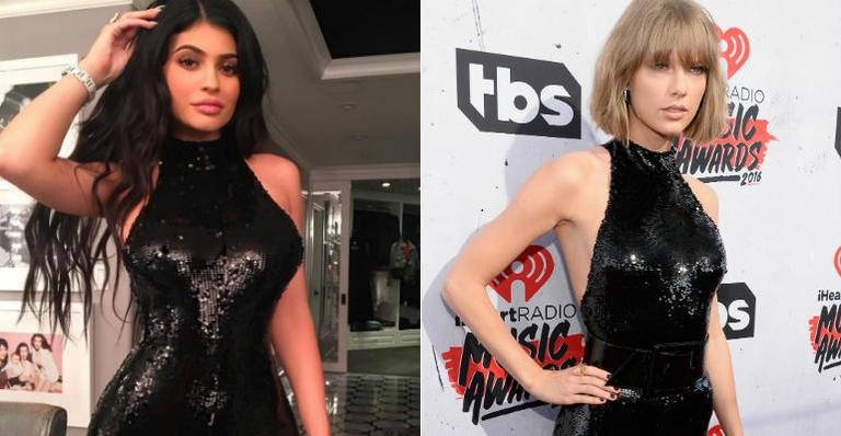 Kylie Jenner repete macacão usado por Taylor Swift - Reprodução/Instagram/Getty Images