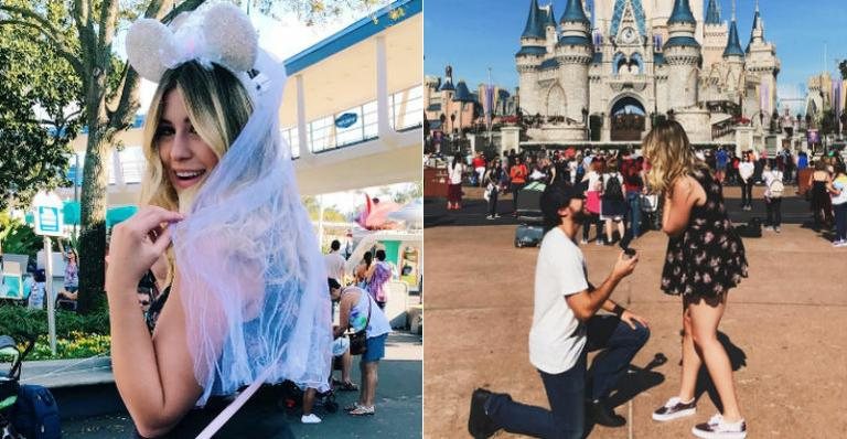 Niina Secrets é pedida em casamento em Orlando - Reprodução/Instagram