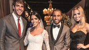 Kaká, Larissa Saad, Lucas Moura e Carolina Dias - ROGERIO PALLATTA E MARCO COSTA PHOTO