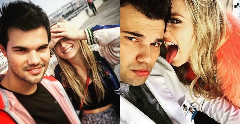 Taylor Lautner e Billie Lourd - Reprodução / Instagram