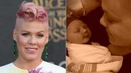 Pink e o filho, Jameson - Getty Images; Reprodução / Instagram