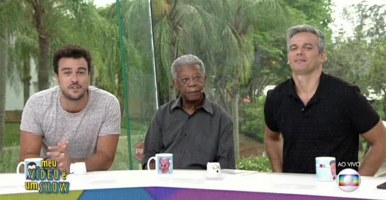 Milton Gonçalves participa do Vídeo Show - TV Globo/Reprodução