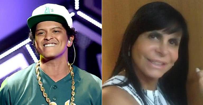 Bruno Mars e Gretchen - Getty Images; Reprodução / Instagram