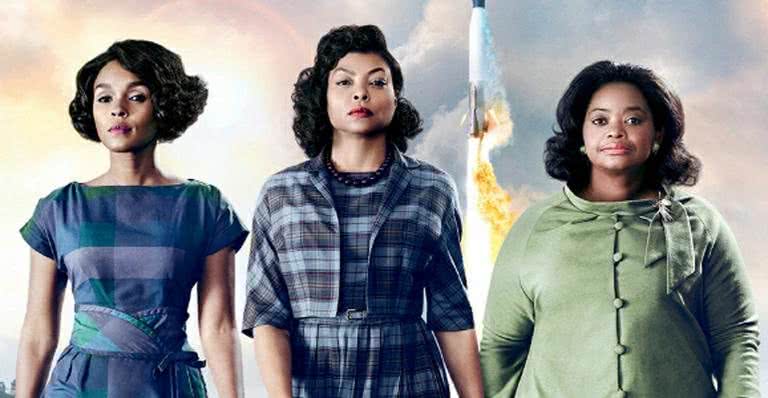 Janelle Monae, Taraji P. Henson e Octavia Spencer em 'Estrelas Além do Tempo' - Reprodução