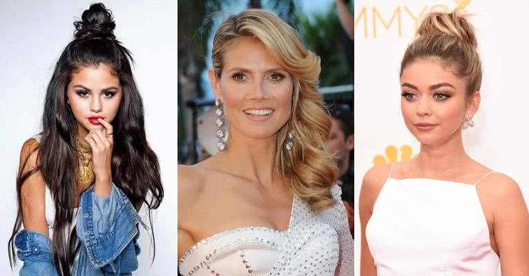 Selena Gomez, Heidi Klum e Sarah Hyland - Divulgação/ Getty Images