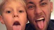 Neymar e Davi Lucca - Reprodução / Instagram