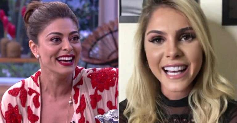 Juliana Paes e Bárbara Evans - TV Globo/Reprodução