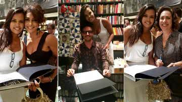 Patricia Gonçalves com Juliana Paes, Leandro  Pagliaro e Eliane Giardini - Divulgação