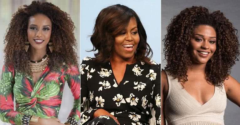 Tais Araújo, Michelle Obama e Juliana Alves - Divulgação/TV Globo/Getty Images