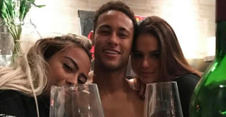 Rafaella, Neymar e Bruna Marquezine - Reprodução / Instagram