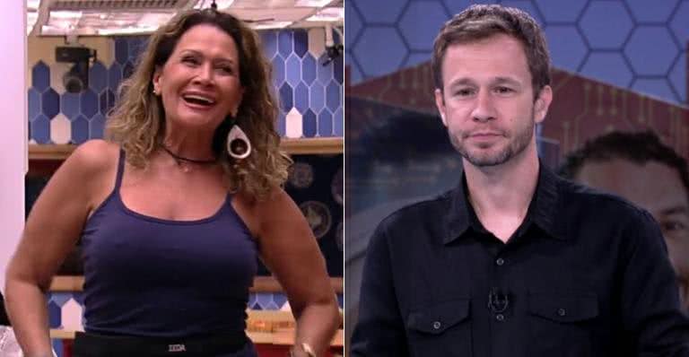 Ieda e Tiago Leifert - TV Globo/Reprodução