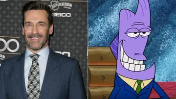 Jon Hamm faz participação especial em Bob Esponja - Getty Images/Reprodução Youtube