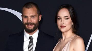 Dakota Johnson e Jamie Dornan: deslumbre em première - Getty Images