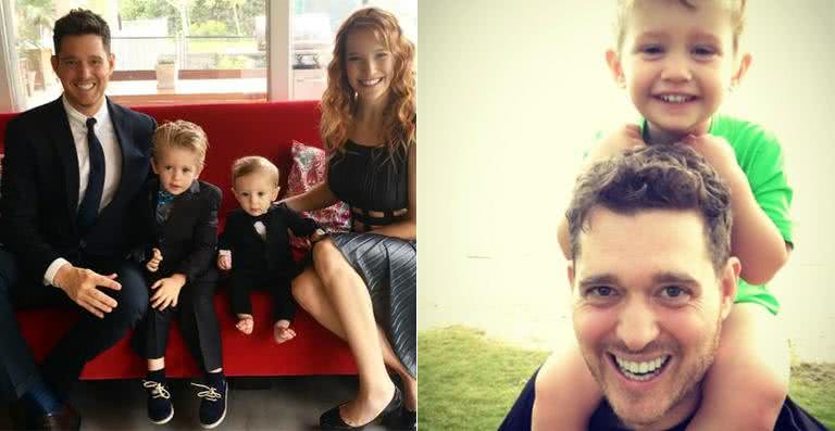 Michael Bublé e a família - Reprodução / Instagram