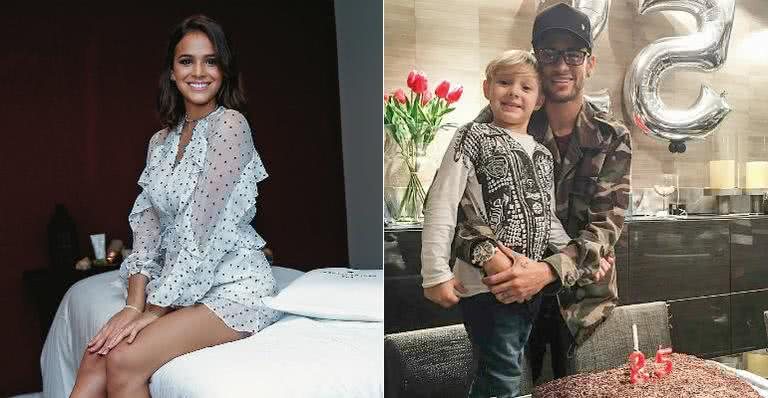 Bruna Marquezine, Neymar Jr. e o filho, Davi Lucca - Manuela Scarpa/Brazil News| Reprodução