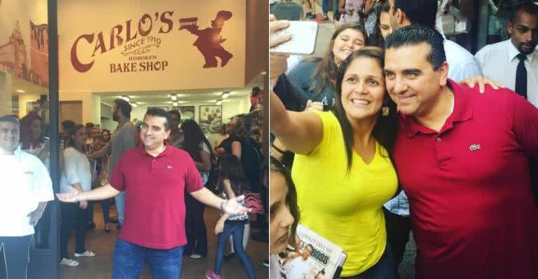 Buddy Valastro, o Cake Boss, aparece de surpresa na Carlo's Bakery de São Paulo - Reprodução/Instagram