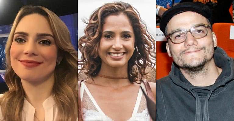 Rachel Sheherazade, Camila Pitanga e Wagner Moura - Twitter/Reprodução, TV Globo/Divulgação e BrazilNews