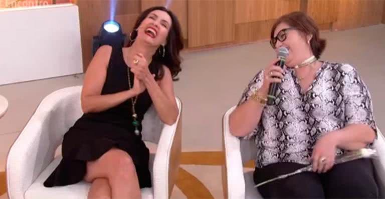 Mãe de Luiz Felipe do BBB17 causa no 'Encontro' - Reprodução TV Globo