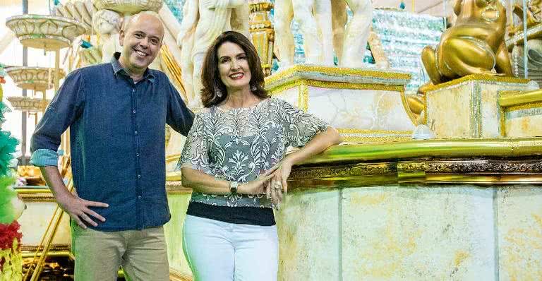 Alex Escobar e Fátima Bernardes - JOÃO COTTA/TV GLOBO