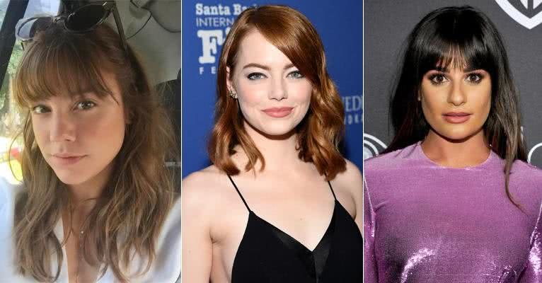 Alice Wegmann, Emma Stone e Lea Michele - Getty Images/Instagram