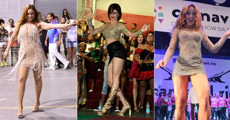 Carnaval:   Ellen Rocche, Julianne Trevisol e Sabrina Sato - AgNews