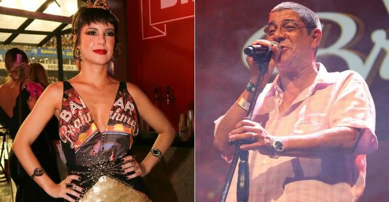 Andreia Horta pula carnaval ao som de Zeca Pagodinho - Deividi Correa/ AgNews