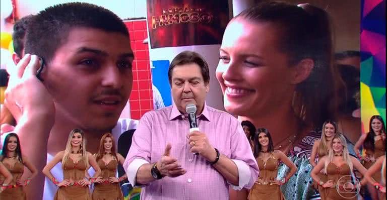 Fã faz festa de aniversário com o tema Faustão - Reprodução TV Globo