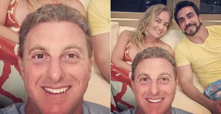 Luciano Huck, Angélica e Padre Fábio de Melo - Reprodução / Instagram