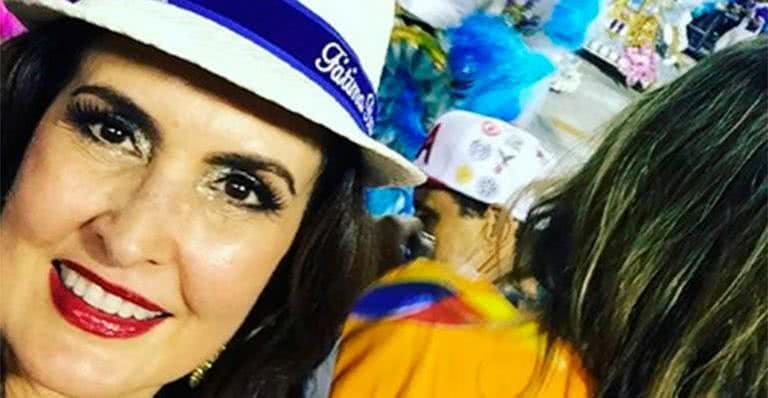 Fátima Bernardes vai à Sapucaí com as filhas - Reprodução Instagram