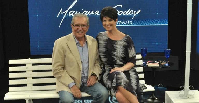 Carlos Alberto de Nóbrega e Mariana Godoy - Divulgação/RedeTV!