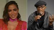 Anitta e Samuel L. Jackson - AgNews e GettyImages