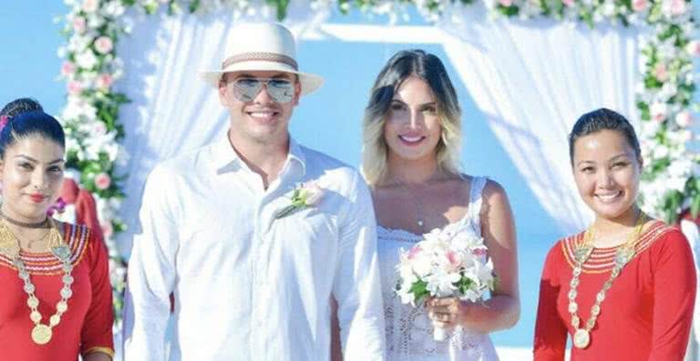 Wesley Safadão renova os votos de casamento com Thyane Dantas - Reprodução / Instagram