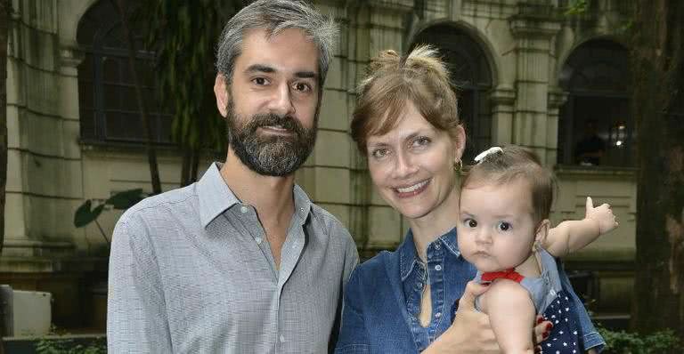 Ana Claudia Michels, Augusto de Arruda Botelho e a herdeira, Iolanda - João Sal/divulgação