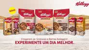 Linha completa da Kellogg's que inclui granolas e as barrinhas nuts e krunchy granola - Divulgação