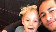 Neymar Jr. mostra cartinha que ganhou do filho, Davi Lucca - Reprodução Instagram