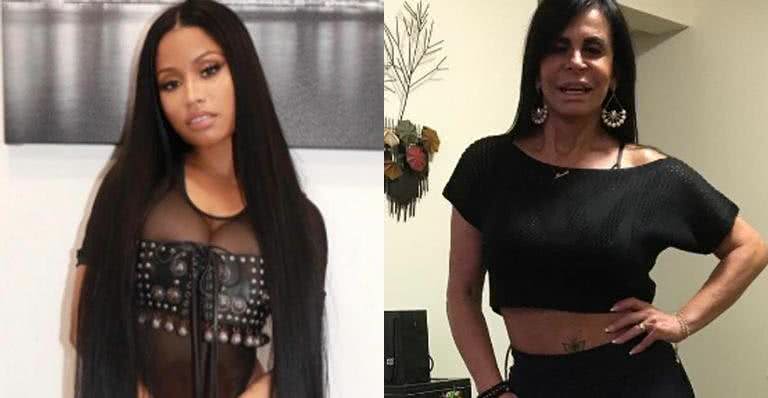 Nicki Minaj e Gretchen - Reprodução/ Instagram