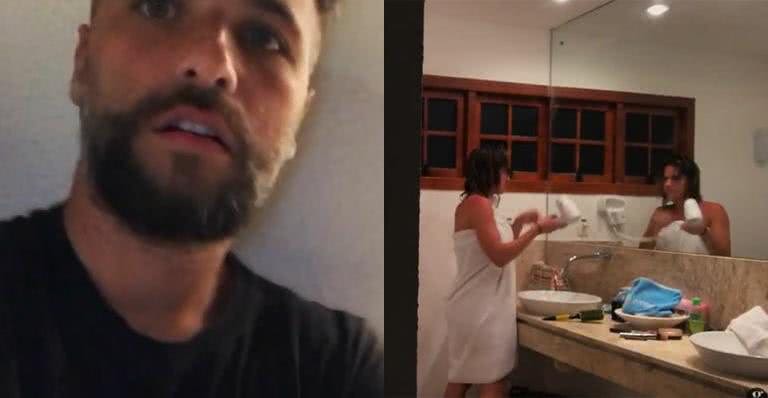 Bruno Gagliasso 'trolla' Giovanna Ewbank em vídeo - Reprodução / Instagram