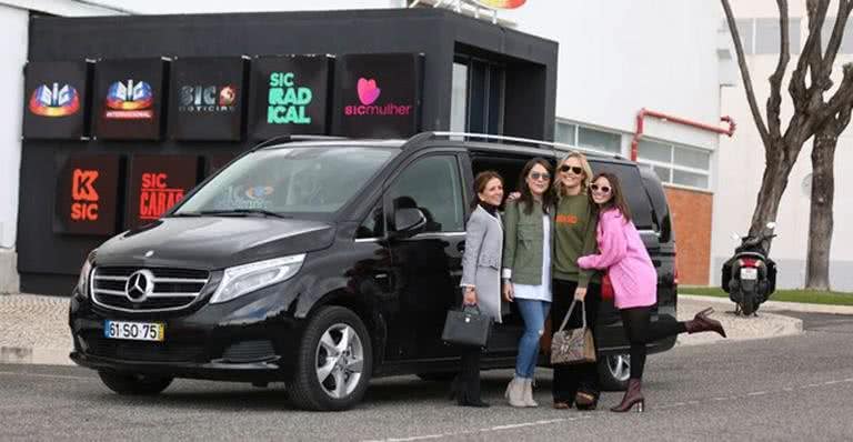 Camila Almeida, Lari Duarte, Layla Monteiro e Taciele Alcolea usaram os carros da Alliance4drive para conhecer Portugal - Rui Valido