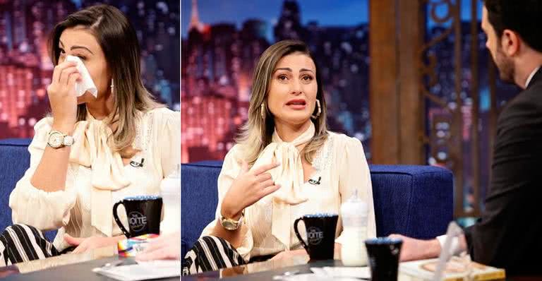 Andressa Urach participa do The Noite com Danilo Gentili - SBT/Divulgação