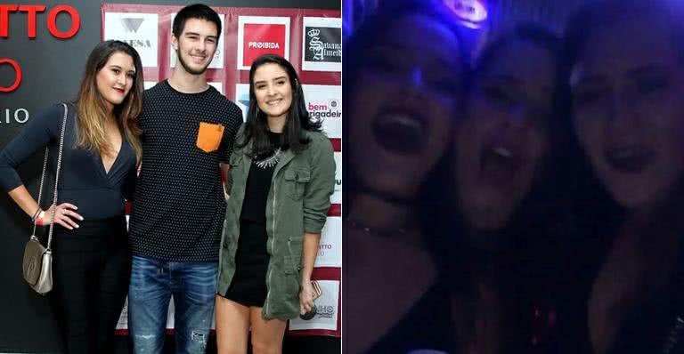 Filhos de Fátima Bernardes e William Bonner se divertem em festa com Emilly e Mayla - AgNews e Instagram/Reprodução