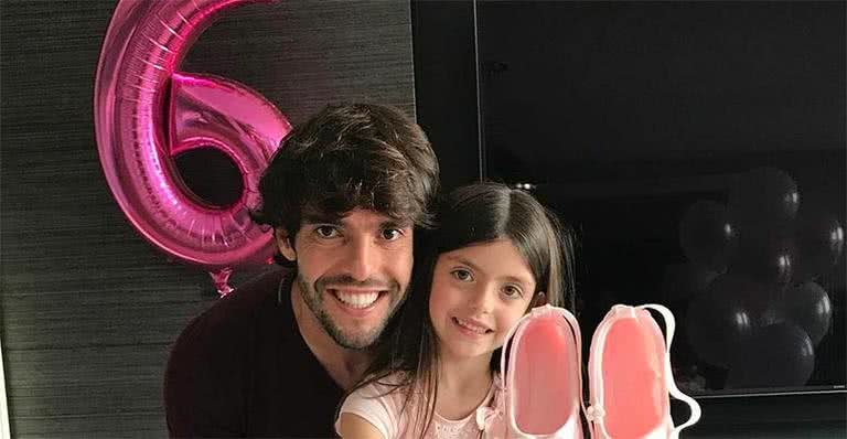 Kaká parabeniza a filha, Isabella - Reprodução Instagram