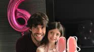 Kaká parabeniza a filha, Isabella - Reprodução Instagram