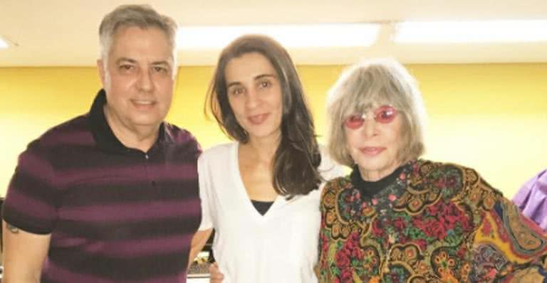 Roberto de Carvalho, Camila Fremder e Rita Lee - Instagram/Reprodução