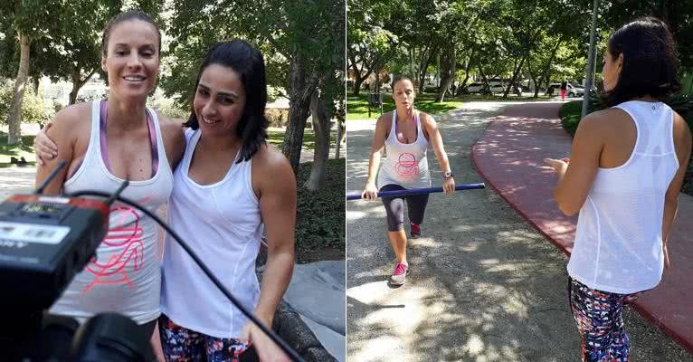 Maíra Charken mostra rotina de exercícios na gravidez - Divulgação