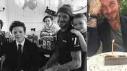 David Beckham com os filhos - Reprodução / Instagram