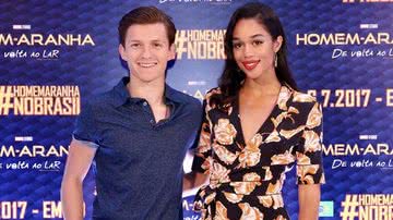 Tom Holland e Laura Harrier curtem encontro com fãs em SP - Manuela Scarpa / Brazil News